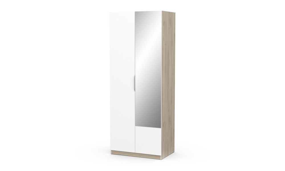 BOSTER - Armoire 2 portes 1 miroir 