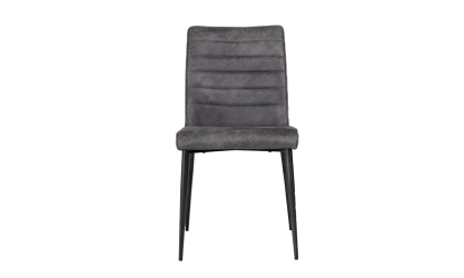 CALGARY - Chaise de séjour le lot de 2 Dark grey 