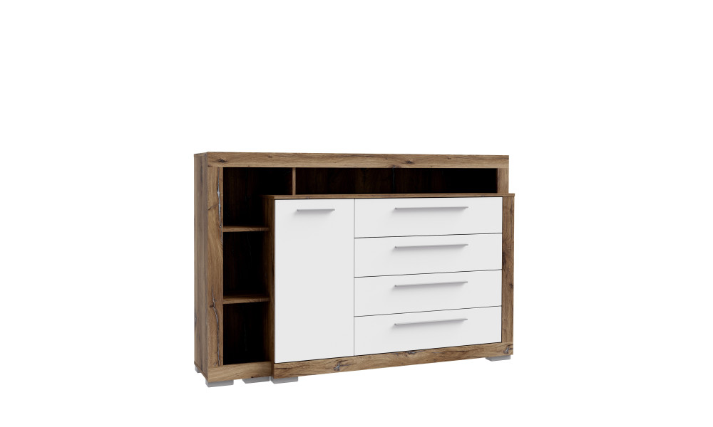 JULIETTA - Commode 1 porte 4 tiroirs 1 niche 