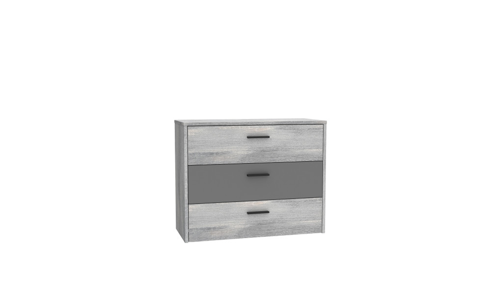 LEONARD - Commode 3 tiroirs 