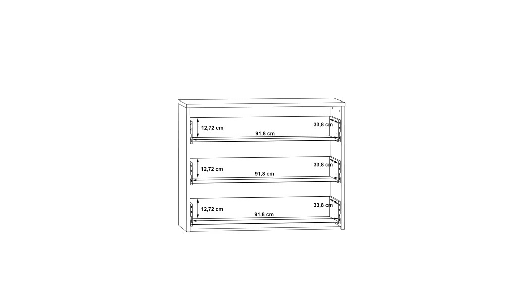 LEONARD - Commode 3 tiroirs 