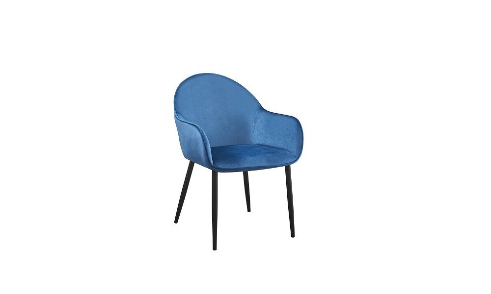 SHANGAI - Fauteuil de séjour Bleu pétrole 