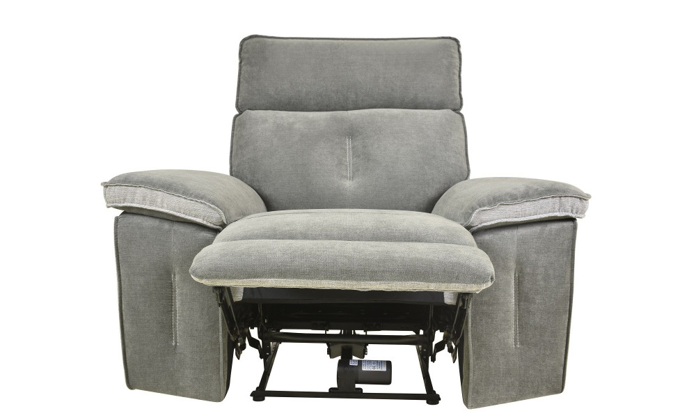 DENVER - Fauteuil relaxation électrique gris 