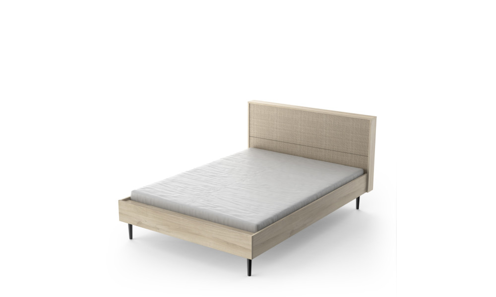 SHANGHAI - Lit pour couchage 140x190/200 (sans matelas. ni sommier) 