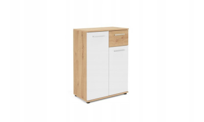 JUSTUS - Meuble d'appoint 2 portes 1 tiroir 