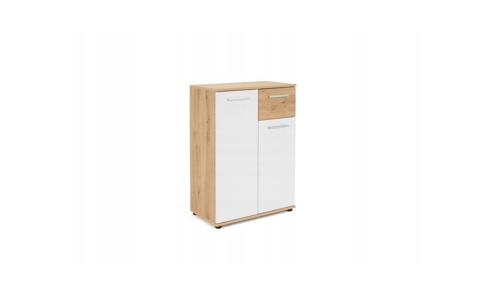 JUSTUS - Meuble d'appoint 2 portes 1 tiroir 