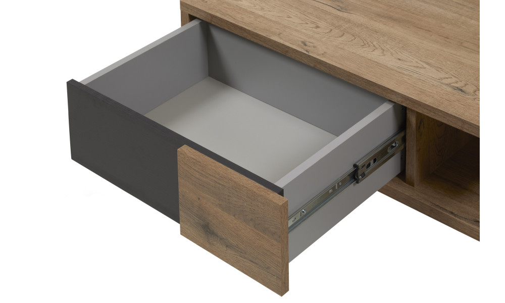 ONIX - Table basse avec porte et niche 