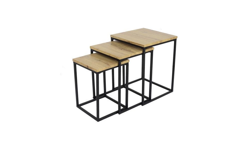 FACTORY - Tables gigognes (le lot de 3 tables) 