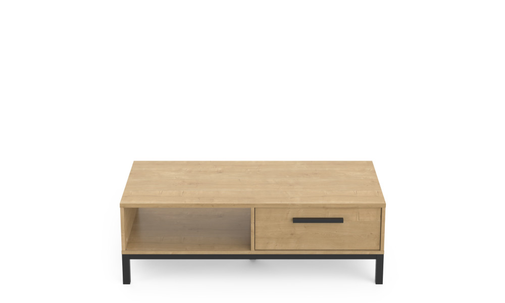 KROFT - Table basse 1 tiroir 1 niche 