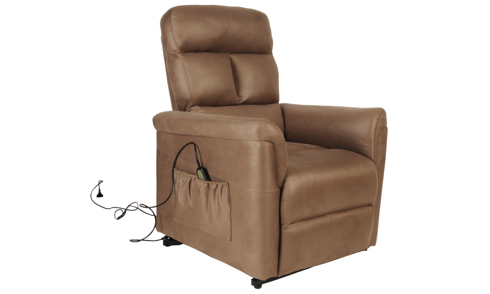 VADA - Fauteuil de relaxation électrique releveur taupe 