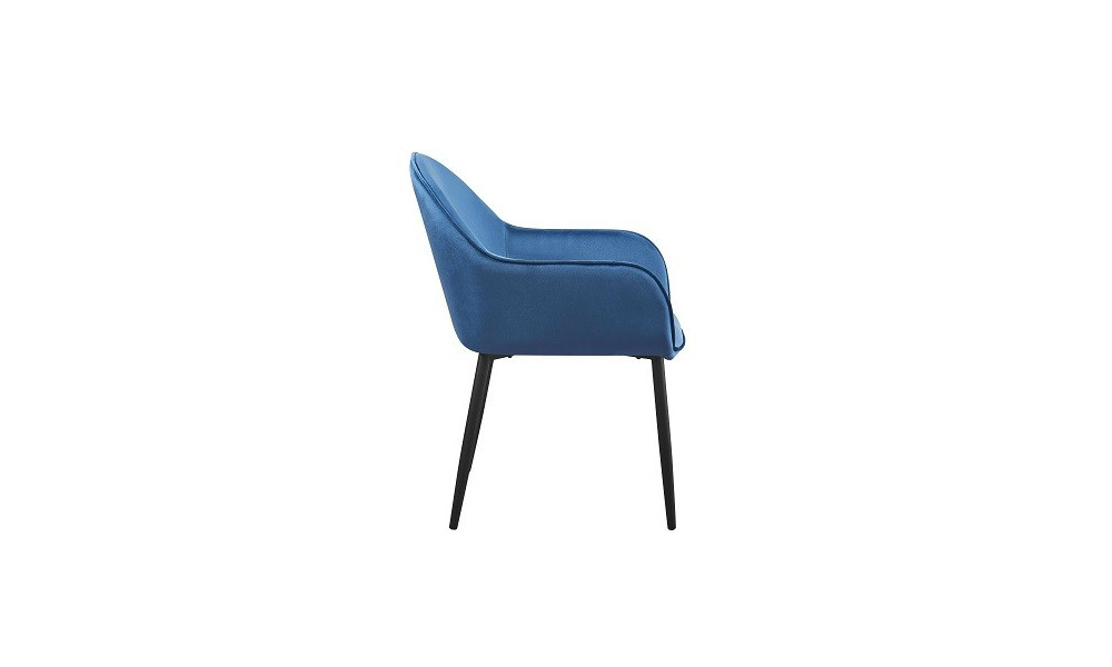 SHANGAI - Fauteuil de séjour Bleu pétrole 