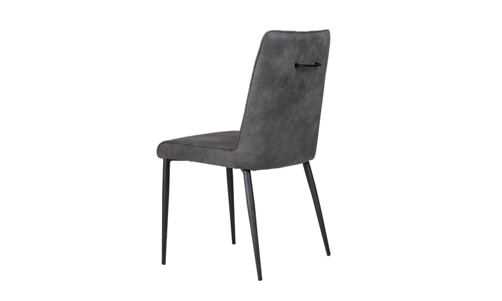 CALGARY - Chaise de séjour le lot de 2 Dark grey 