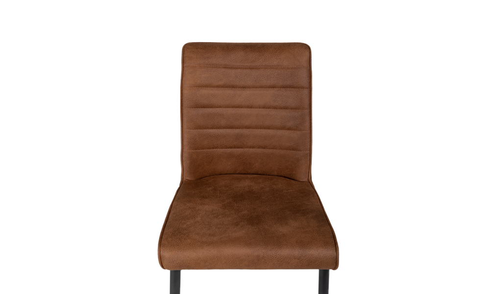 CALGARY - Chaise de séjour le lot de 2 Brandy 