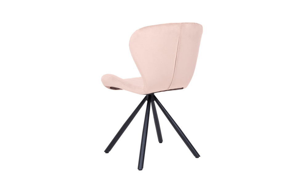 VICTORIA -  Lot de 2 chaises Vieux rose 