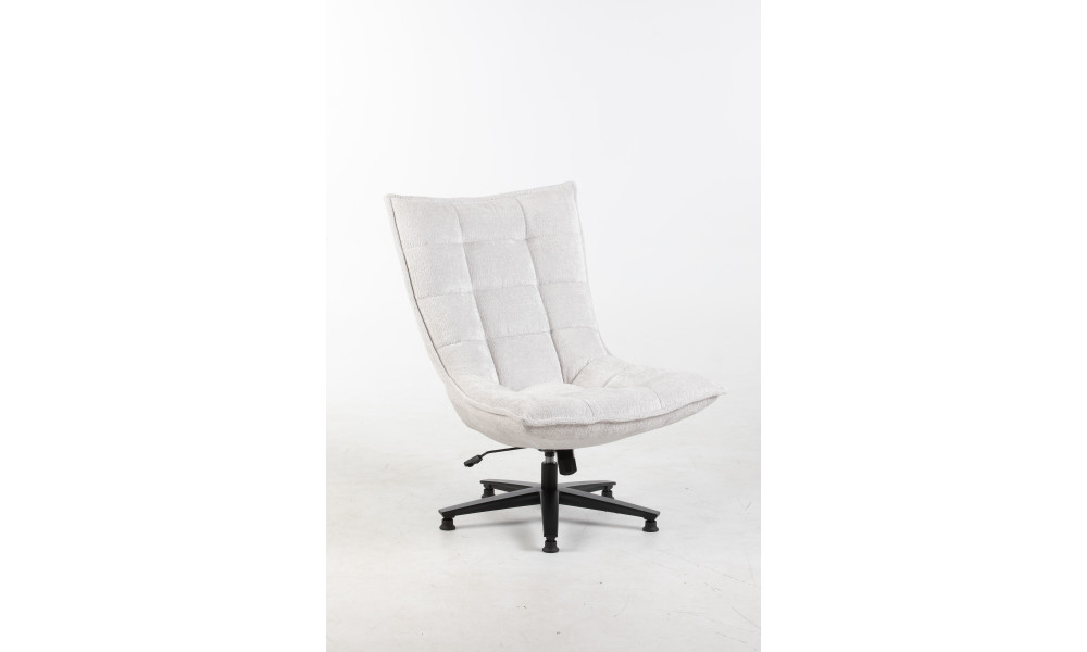 NAGOYA - Fauteuil pivotant blanc 