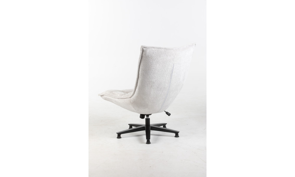 NAGOYA - Fauteuil pivotant blanc 