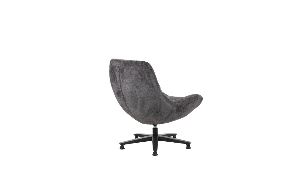 SAO PAULO - Fauteuil pivotant anthracite 