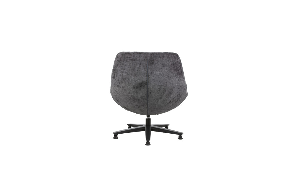 SAO PAULO - Fauteuil pivotant anthracite 