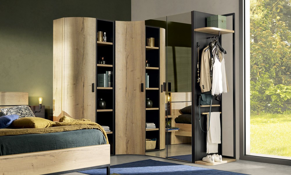 EIFFEL - Armoire dressing d'angle  